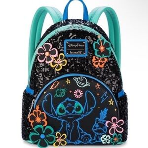 Loungefly 626 Day Sequin Stitch Backpack NWT